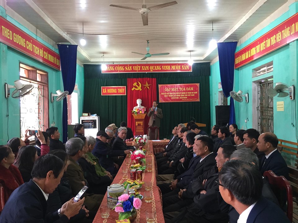 Gặp mặt, tọa đàm các thế hệ cán bộ, Ủy viên BCH Đảng ủy xã qua các thời kỳ nhân dịp kỷ niệm 90 năm Ngày thành lập Đảng Cộng sản Việt Nam (03/02/1930 - 03/02/2020)