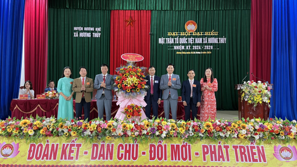 Đại hội đại biểu MTTQ Việt Nam xã Hương Thủy, nhiệm kỳ 2024-2029 thành công tốt đẹp