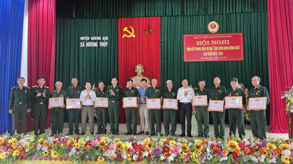 Hội nghị tổng kết phong trào thi đua “Cựu chiến binh gương mẫu” xã Hương Thủy, giai đoạn 2019-2024.